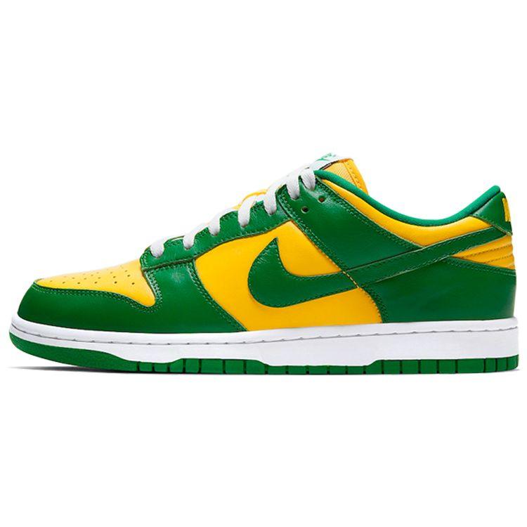 Nike Dunk Low SP Brazil 2020 Unisex Sneaker Grün Varsity-Mais Kieferngrün CU1727-700 35.5