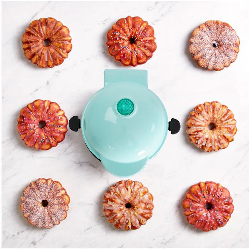Mini-Gugelhupf- und Brotbackautomat – Frühstückstoaster und Backgerät für Zuhause US standard 110V blau