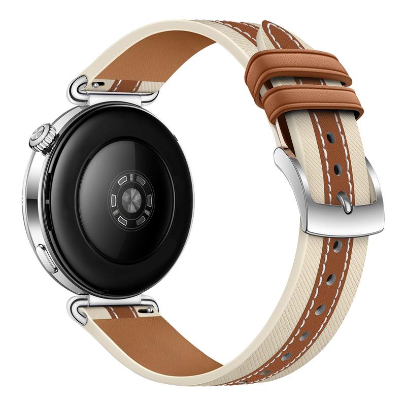 18mm Armband für Huawei GT6 41mm Original Leder Herren Damen Armband für Huawei GT6/5/4 41mm Uhr 5/GT5 Pro 42mm Universelles Armband Armband Zubehör Huawei Watch GT4 41mm braun