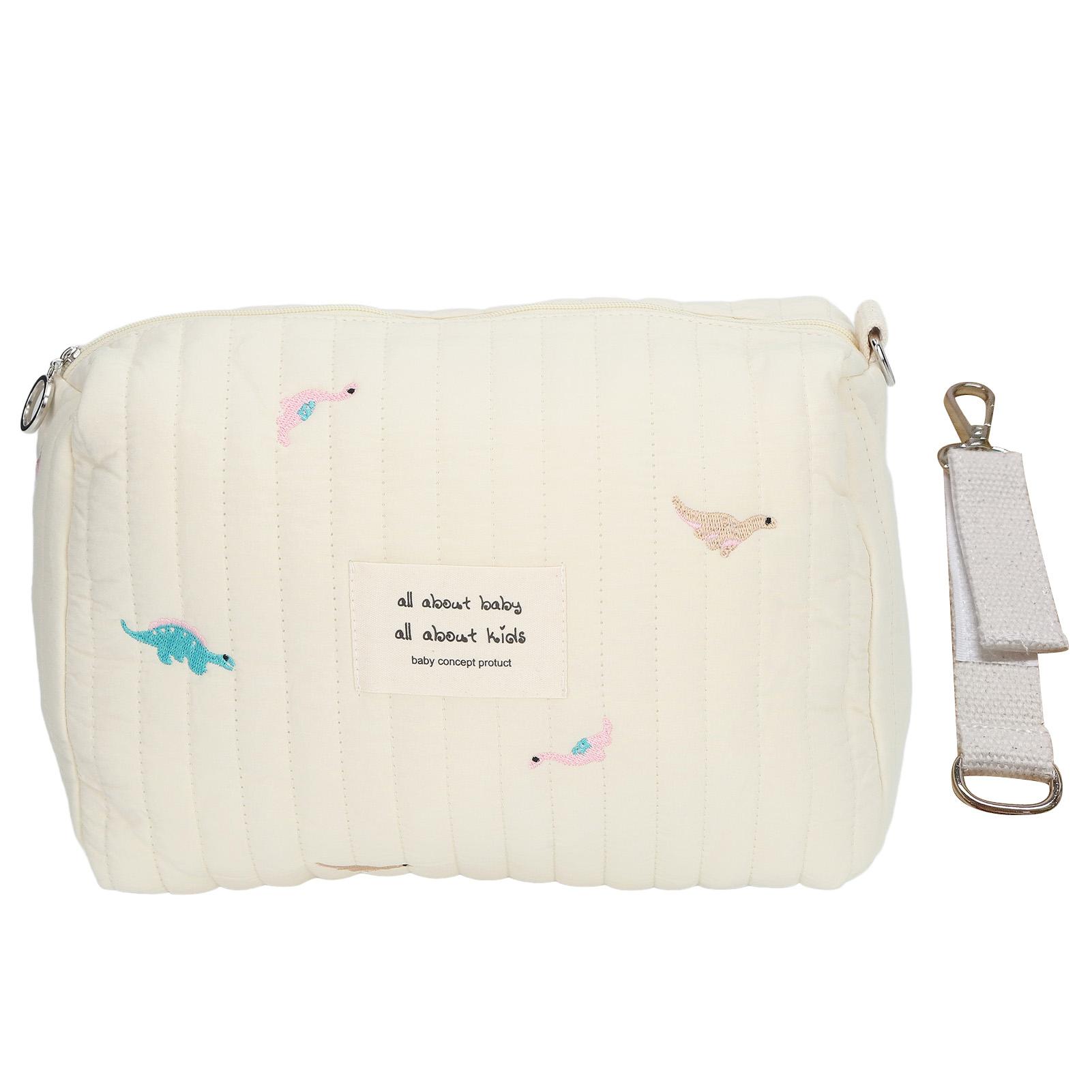Wickeltasche, Organisationstasche, exquisite Stickerei, weiche Baumwolle, große Kapazität, Kinderwagentasche, Organizer