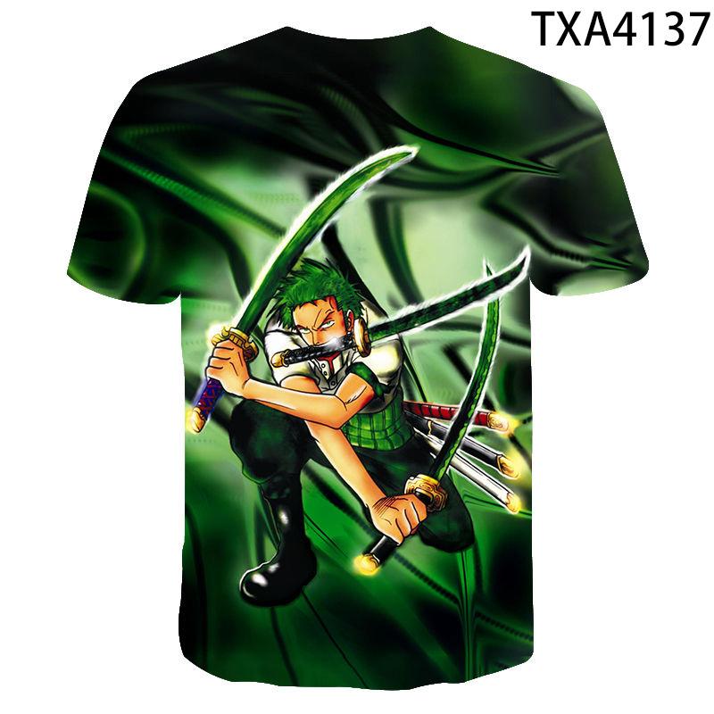 Neue Sommer Ein Stück 3D T hemd Männer Frauen Kinder Casual Mode Streetwear Junge Mädchen Kinder Gedruckt T-shirt Coole Tops t 110CM