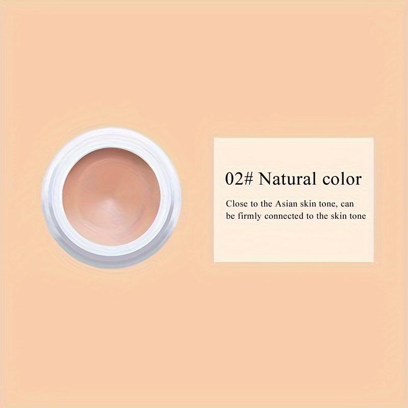 Concealer-Creme mit hoher Deckkraft, feuchtigkeitsspendend, wasserfest, langanhaltend, unsichtbare Poren, dunkle Flecken, Augenringe, Foundation-Creme, Kosmetik 2# Natural Color