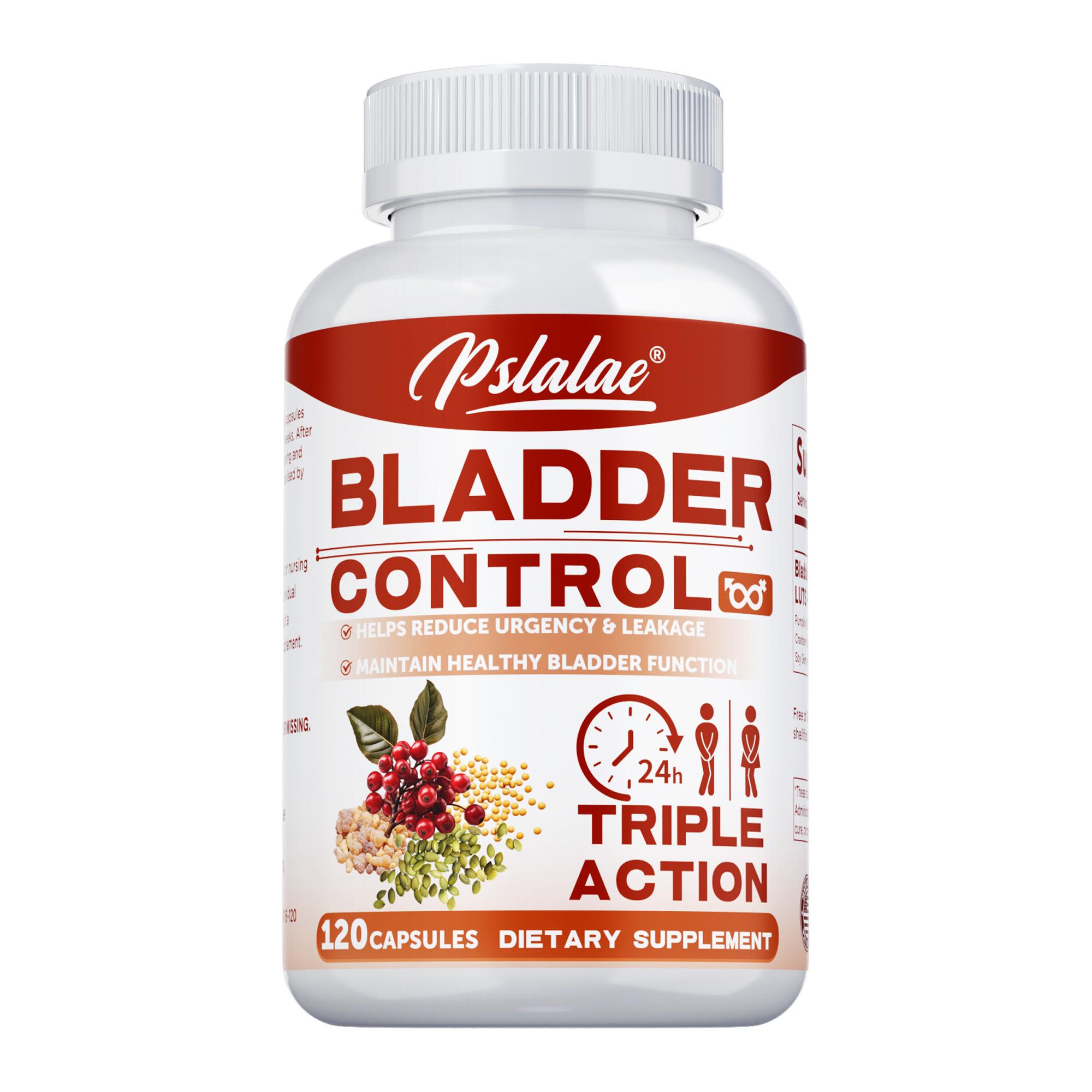Pslalae Blasen-Nahrungsergänzungsmittel, das Kürbiskernextrakt und Cranberry enthält, ist glutenfrei und für Erwachsene geeignet. 120