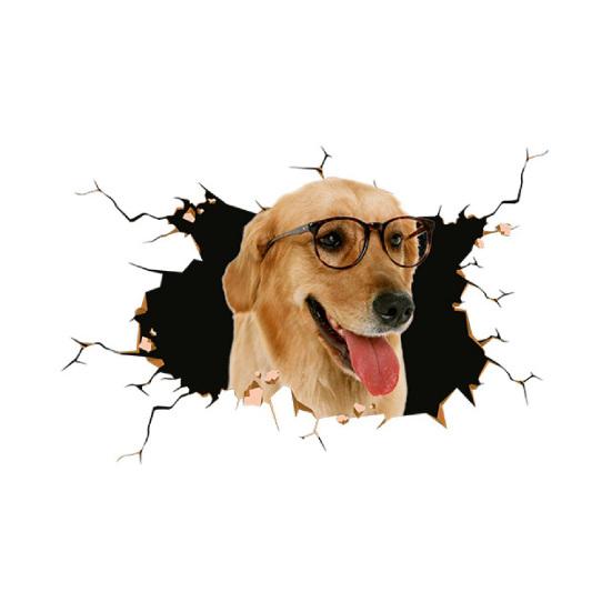 Auto 3D lustige Katze oder Hund Aufkleber Körper Kratzer Aufkleber Auto Aufkleber 11