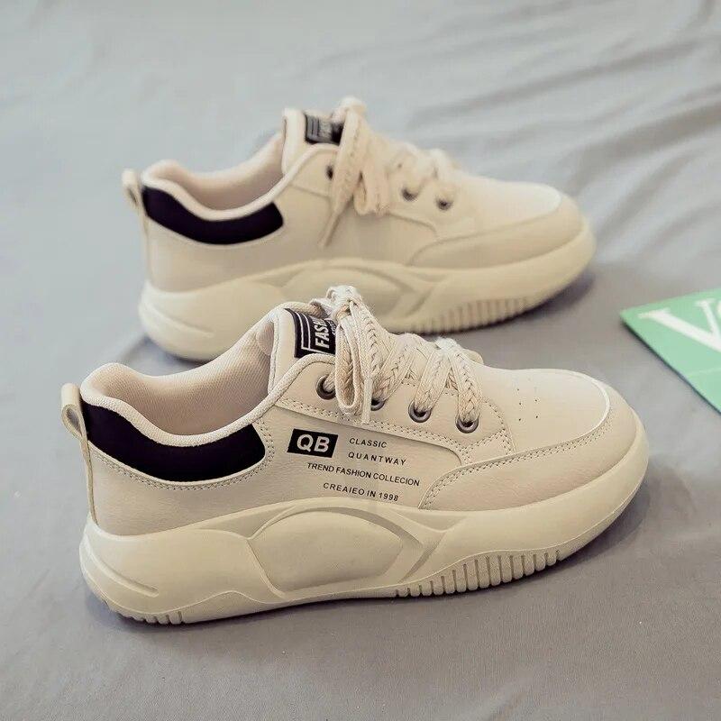 Frühling Kleine Weiße Schuhe frauen Schuhe Neue Internet Beliebte Beliebte Dicke Sohle Erhöhten Bord Schuhe Weiche Sohle Casual Schuhe 39