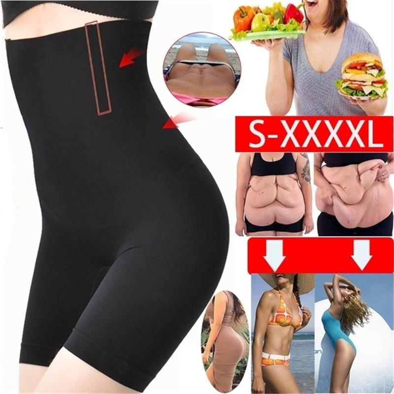 Abnehmen, Fettverbrennung, hohe Taille, Unterwäsche, atmungsaktiv, Kontrolle, Body Shaper XL/XXL schwarz