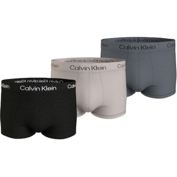 Calvin Klein Trunk 3er Pack Bequeme Einfache Buchstaben Unterwäsche Herren Unterwäsche 000NB3709A-FZ6 M
