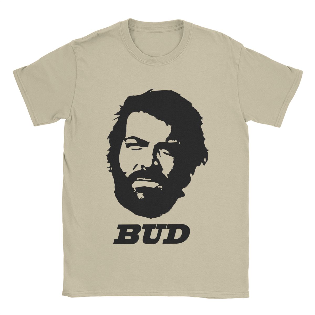 Herren T-Shirts Bud Spencer Neuheit Reine Baumwolle T-Shirts Kurzarm T-Shirts Rundhals Kleidung Geschenkidee L
