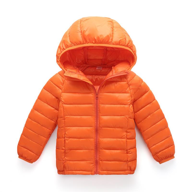 Herbst Winter Kinder Daunenjacken Für Mädchen Kinder Kleidung Warme Daunenmäntel Für Jungen Kleinkind Mädchen Oberbekleidung Kleidung 2-12 Jahre 7-8years orange