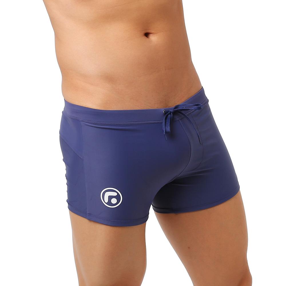 Herrenmode-Bademode, kurze Badehose, Strandshorts, sexy Mesh-Boxershorts, bequem, weich, atmungsaktiv 5XL navy blau