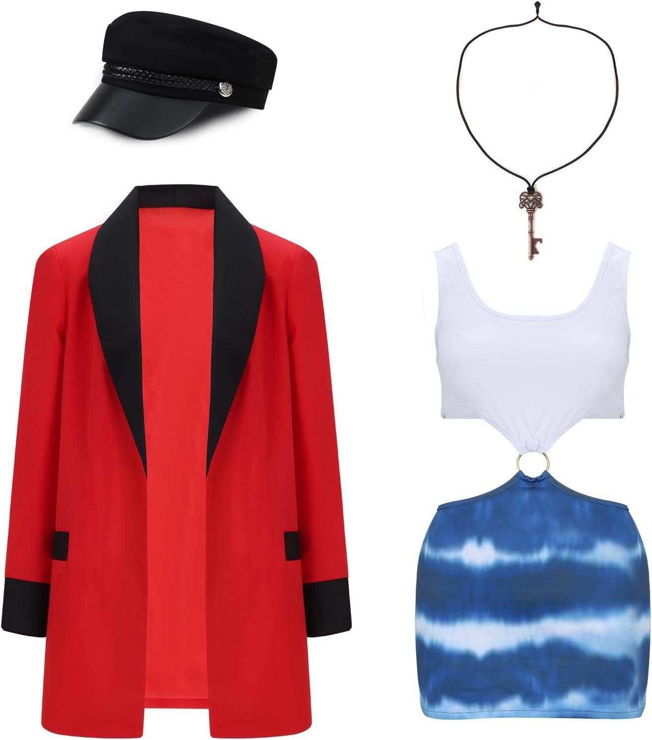 Anime Vivian Ward Cosplay Kostüm Film Pretty Woman Halloween Rollenspiel Outfits Partykleid Kostüm Für Frau 2XL 60-65kg beige