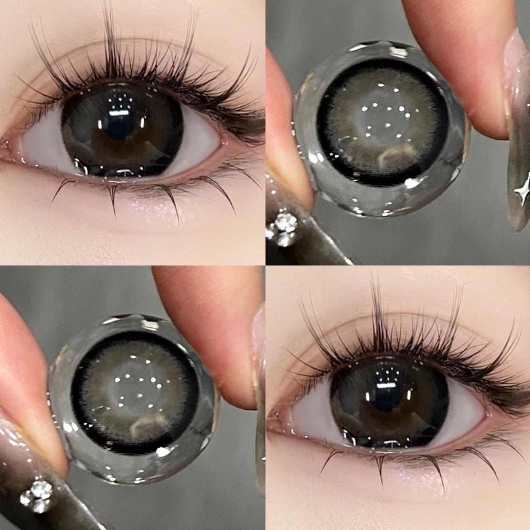 Kontaktlinsen Kosmetik 2 STK Farbige Kontaktlinsen Myopie Natürliche Weiche Kontaktlinsen 1 Jahr Verwendung Kontaktlinsen Kosmetik -1.00