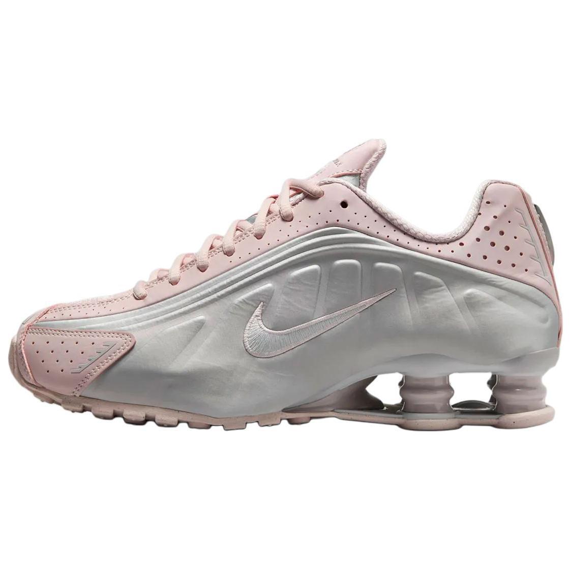 Nike Shox R4 Barely Rose Metallic Platinum Damen Sneaker AR3565-600 36.5 rosa
