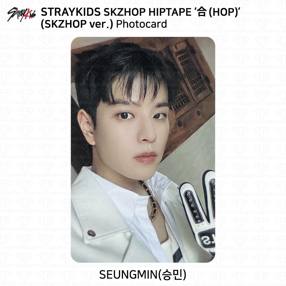 Stray Kids SKZHOP HIPTAPE HOP Akkordeon Offizielle Fotokarteneinheit Monochrom Seungmin - Skzhop ver