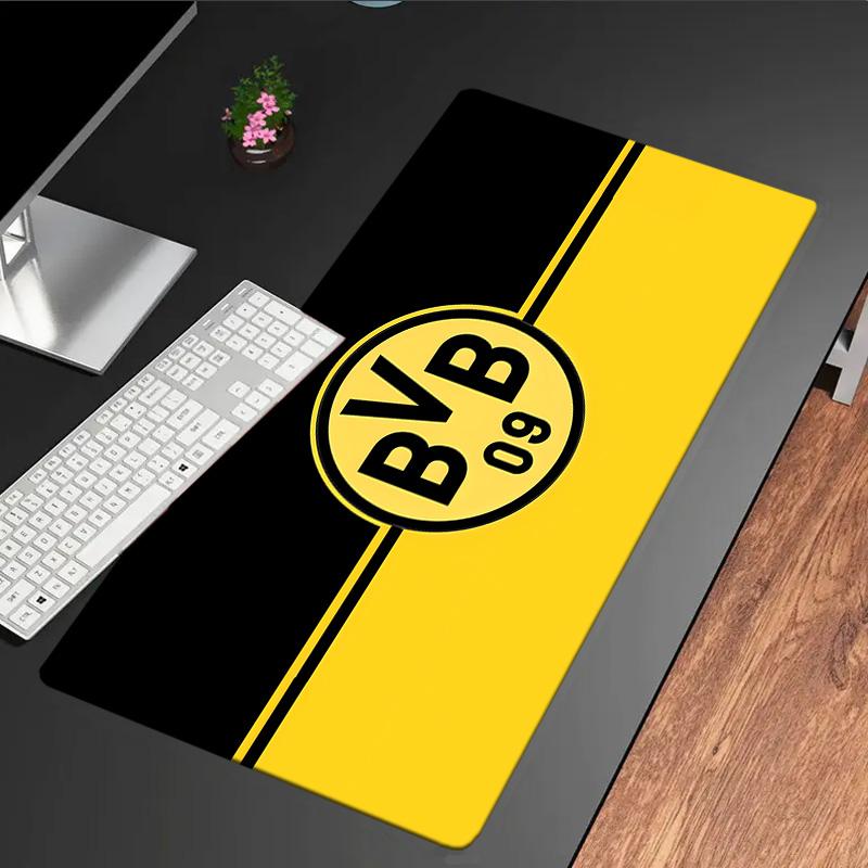 Bvb 09 Fußballverein Mauspads Mauspads, Gaming-Mauspad, Tastaturmatte, Schreibtischdekoration für Computer-Notebook, Fan-Geschenk, Geburtstagsgeschenk 30cmx60cm(11.8x23.6inch)