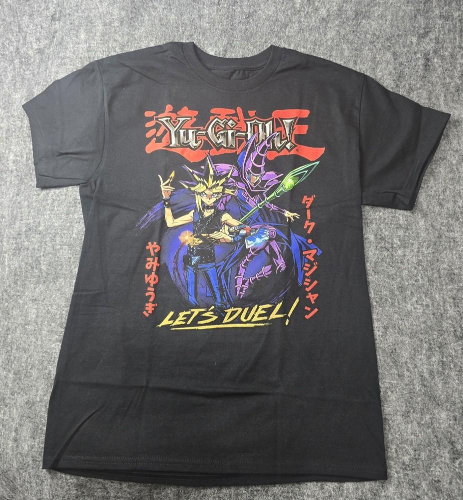 Yu-Gi-Oh T-Shirt Größe M Grafik T-Shirt Kurzarm T-Shirt Anime Manga Dunkler Magier Unisex T-Shirt XXXL gray