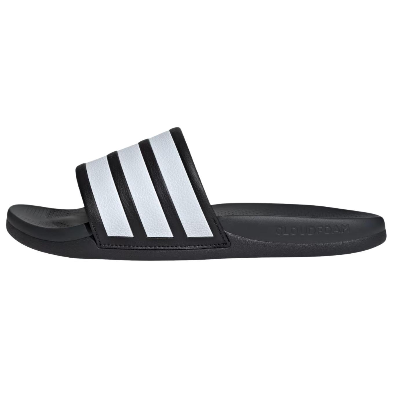 Adidas Adilette Comfort 2.0 Badeschuhe Unisex Weiß Schwarz 40.5