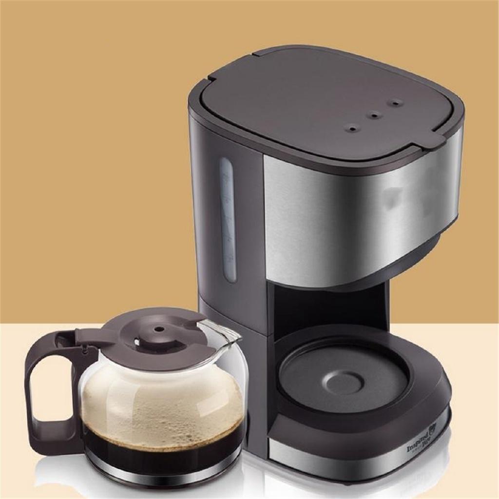 0,7 l 220 V Amerikanische Kaffeemaschine Tropf-Tee-Kaffeemaschine für Zuhause, Büro, Reise braun