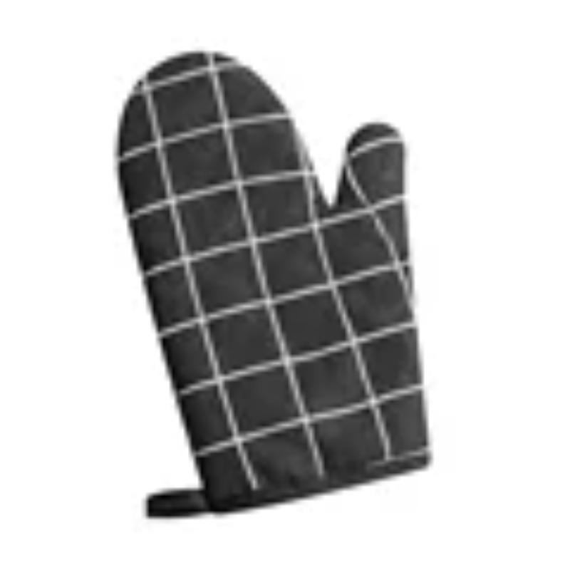 1 stück Küche Topflappen Pad und Herd Ofen Handschuhe Set Handschuhe Hitzebeständige Thermische Anti-hitze Nehmen Hot Pot Kochen Backen Handschuhe black