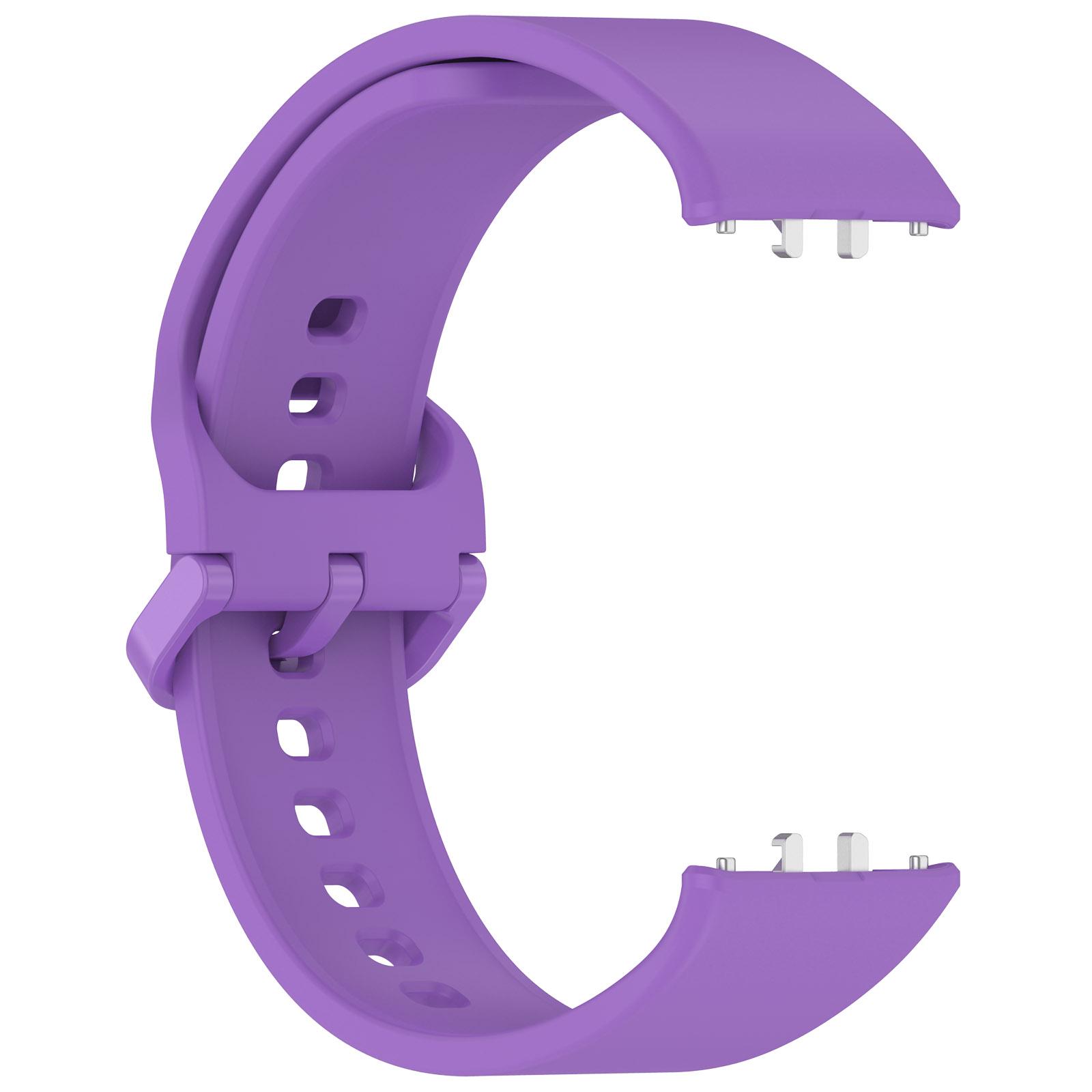 Samsung Galaxy Fit 3-Armband für Samsung Galaxy Fit 3 Sportuhr, Silikonarmband, Ersatz-Sportarmband für Samsung Galaxy Fit3-Armband, Zubehör Samsung Galaxy Fit 3 violett