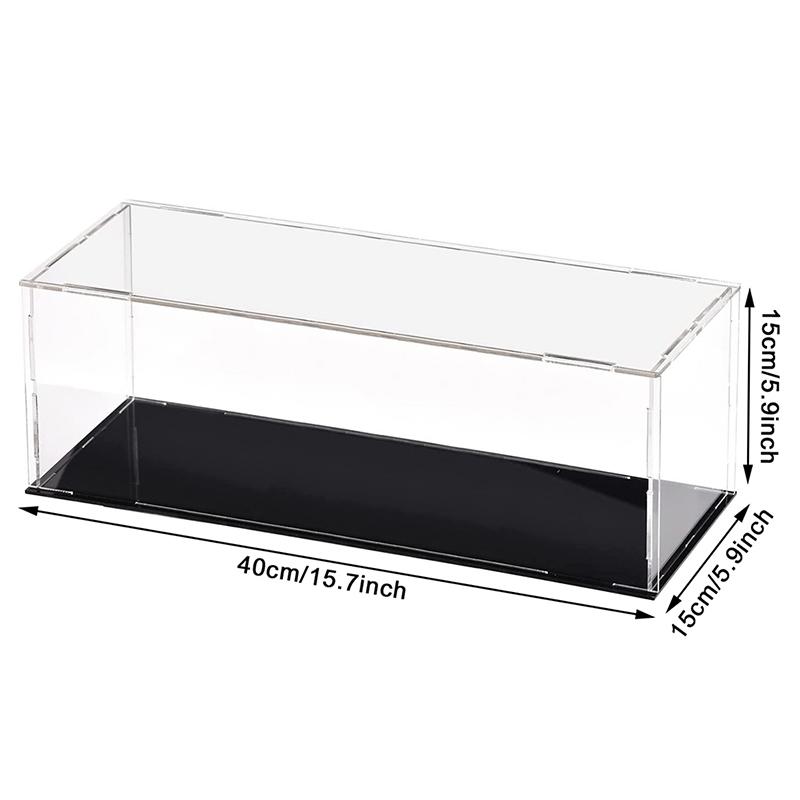 Aufbewahrungsbox für Zuhause, Acryl-Modell-Display-Box, transparente Acryl-Display-Box, handgefertigte transparente Box 40*15*15cm