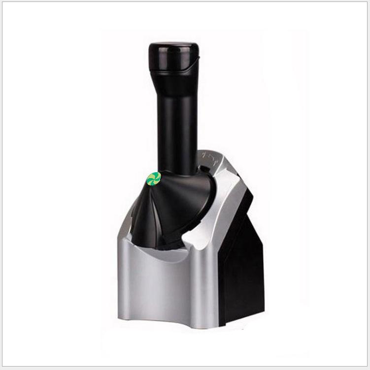 Automatische Fruchteismaschine für den Haushalt, für Kinder, Milchshake-Maschine, Hersteller für gefrorene Desserts, Eiscreme-Werkzeug für Eismaschine US schwarz