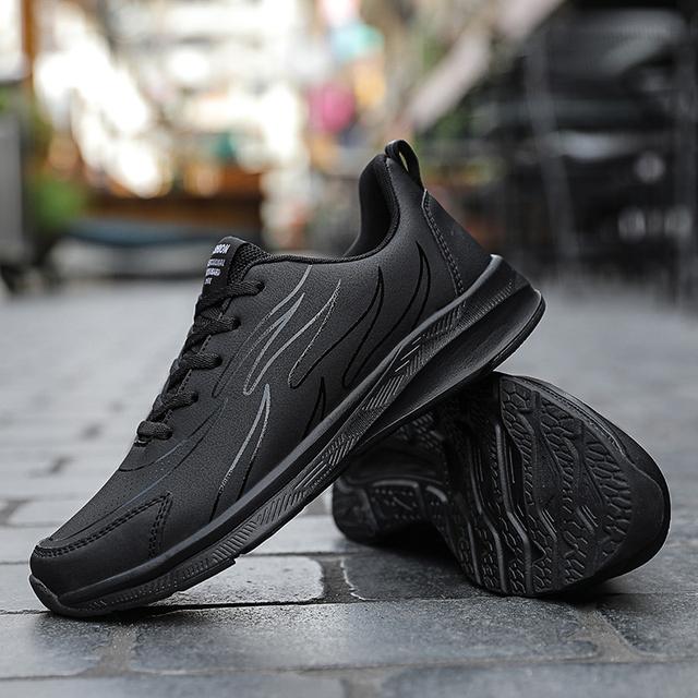 Herren Freizeitschuhe Bequeme Outdoor-Sneaker Herren Neue Mode Männlich Leichte Laufschuhe Sneaker Freizeit-Schuhwerk Herrenschuhe 46 schwarz