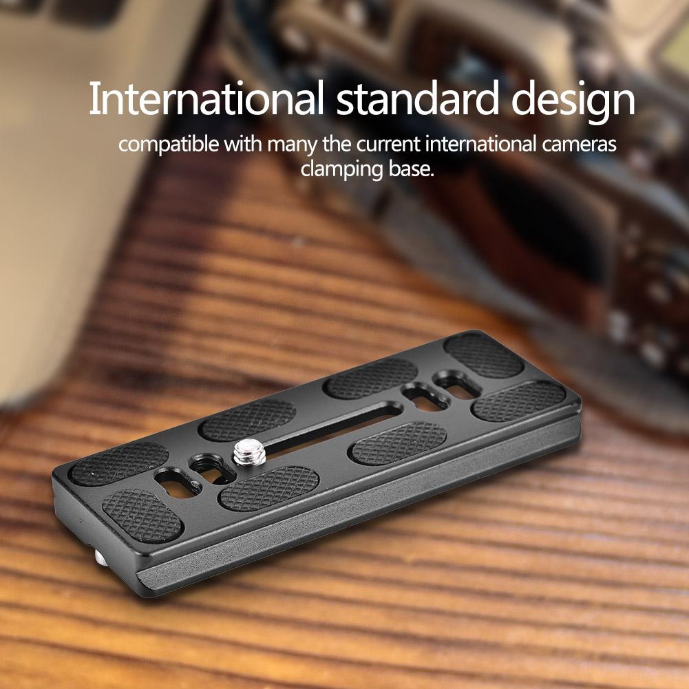 Schnellwechselplatte mit 14-Zoll-Schraubenhalterung für Arca Benro Stativ-Kugelkopf-Spiegelreflexkamera (PU100) PU1