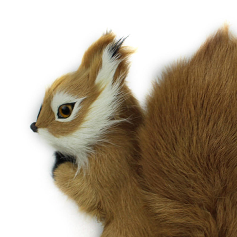 Plüschpuppe Stofftiere Simulation Tier Plüsch Eichhörnchen Spielzeug Kinder Spielzeug 8*7cm