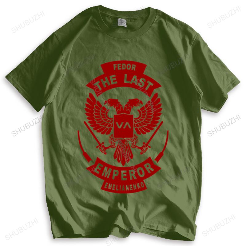 FEDOR EMELIANENKO MMA LOGO T-Shirt Koreanischer Stil Marke Baumwoll-T-Shirt Drop Shipping Sommer-Mode-T-Shirt L red