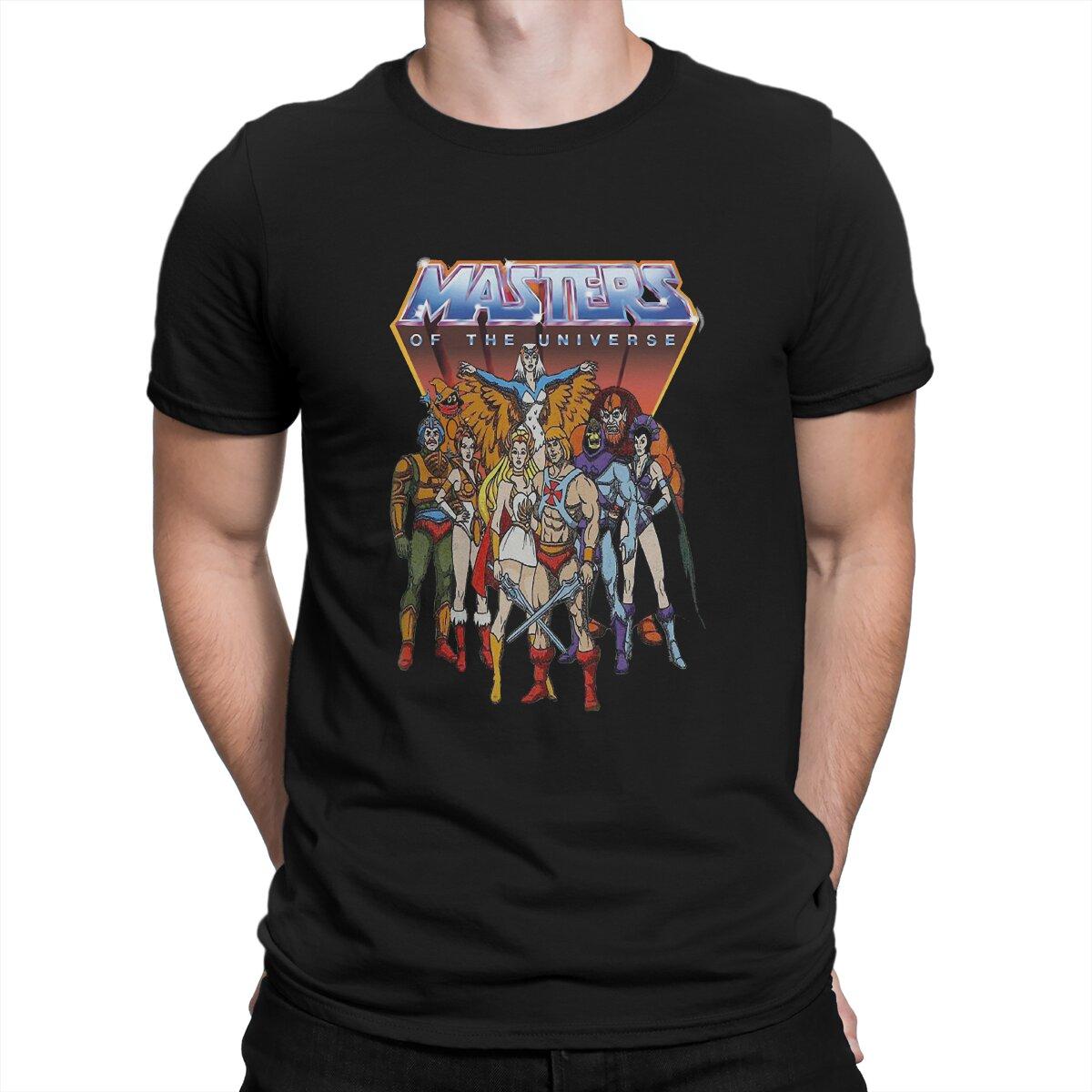 He-Man Special T-Shirt Masters Of The Universe Freizeit T-Shirt Neuestes T-Shirt für Männer Frauen M schwarz