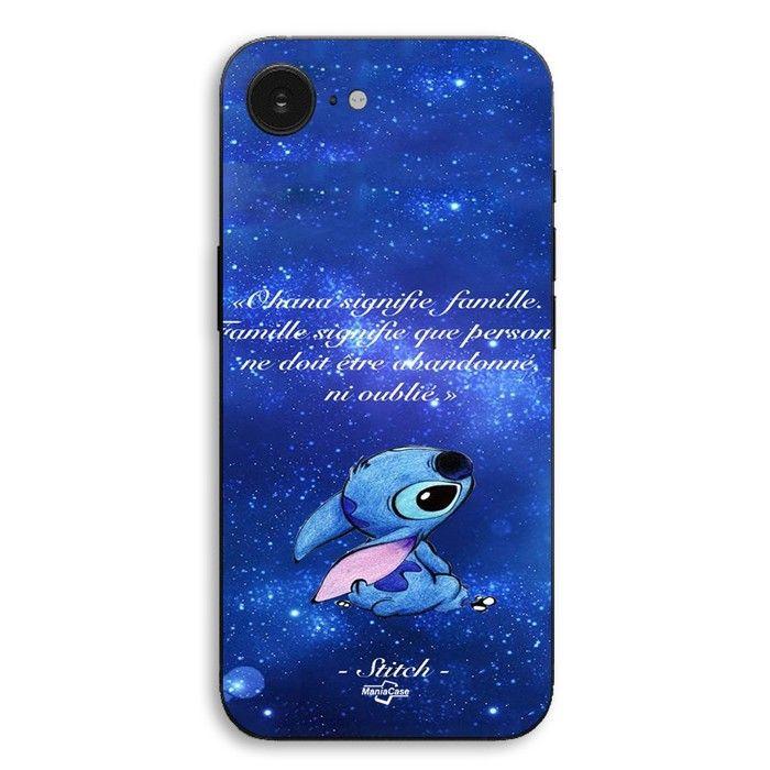 Hülle Für iPhone 17e Stitch disney stitch süß Ohana bedeutet Familie Maniacase schwarz
