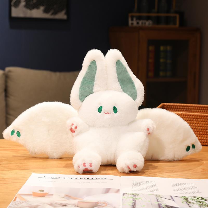 25cm Kawaii Halloween Fledermaus Hase Plüschtiere Fliegende Hasen Plüschtiere Stofftiere Puppen Geburtstagsgeschenke für Kinder Halloween Dekoration 25cm