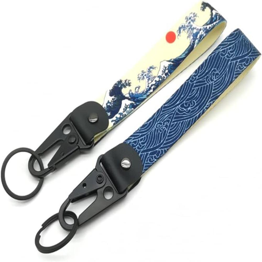 7.48*0.98inch JDM Schlüsselanhänger Stoff Auto Motorrad Schlüsselanhänger Robust Autoteile Schlüsselanhänger Fahrräder