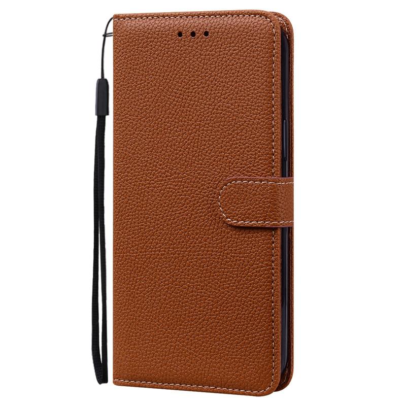 A22 Hülle für Samsung Galaxy A22 Hülle A225F Leder Flip Wallet Hülle für Samsung A22 5G Hülle A226B Weiche TPU Abdeckung Coque Fundas A22 4G SM-A225F braun