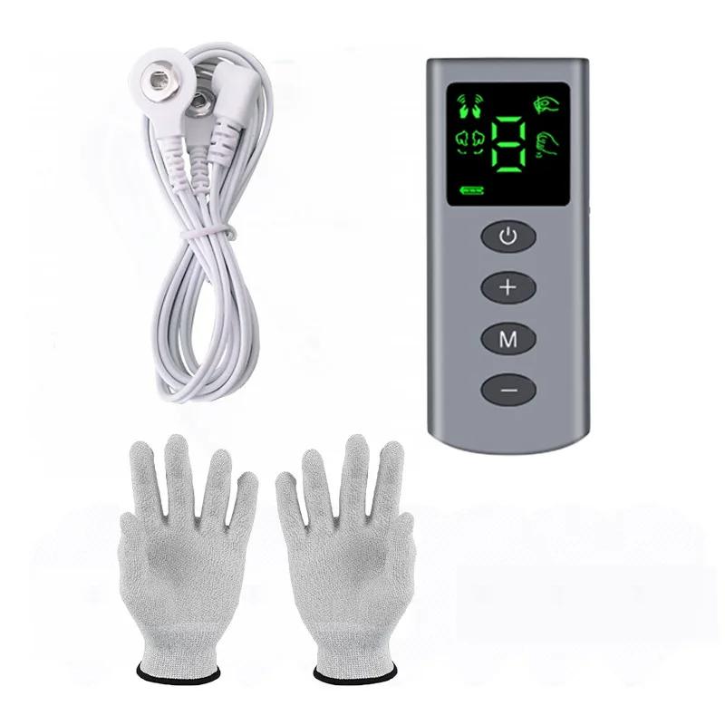 Neue TENS Massage Handschuhe Palm Massage Instrument EMS Puls Tragbare Schönheit Massage Physiotherapie Handschuhe