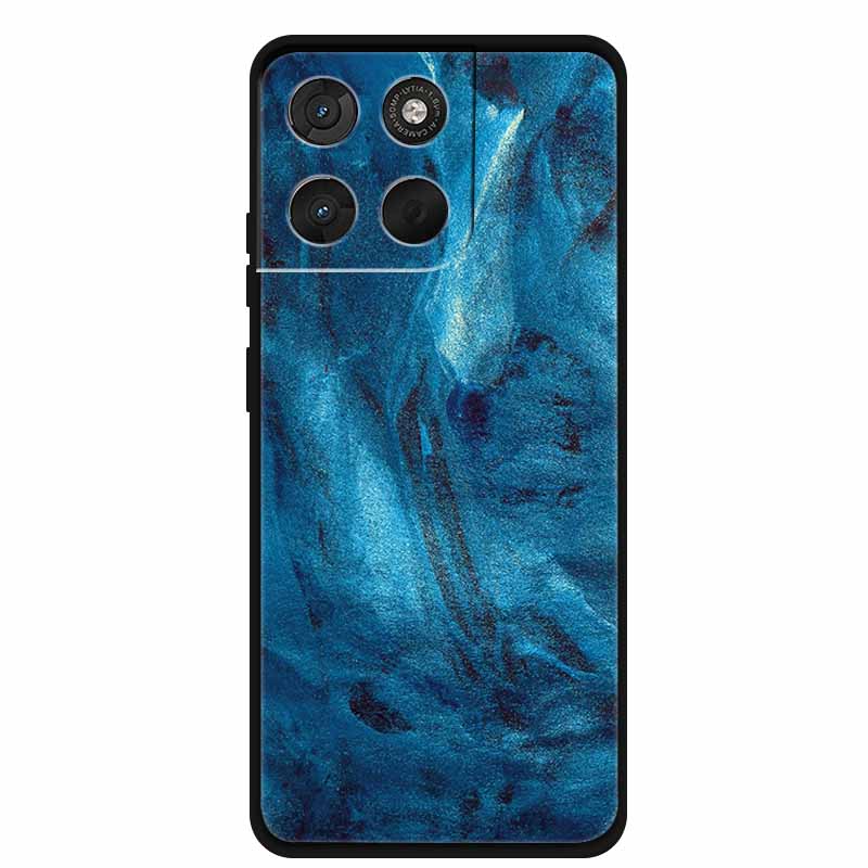 Für Motorola Moto G67 G77 Hülle Weiche Silikon Handyhüllen auf Moto G77 5G MotoG77 Planeten Blumen Landschaft TPU Schutz-Rückseite Moto G67 5G