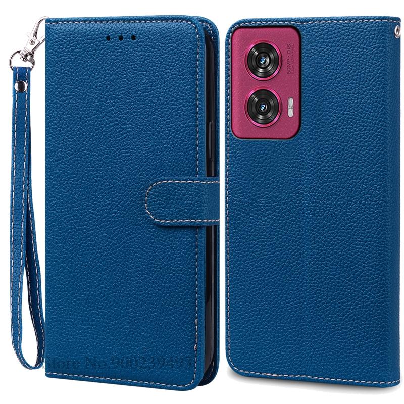 Für Motorola Edge 50 Fusion Hülle Brieftasche Leder Klapphülle Für Moto Edge 50 Fusion Hülle Ständer Buchhülle Coque Fundas Capa Moto Edge 50 Fusion