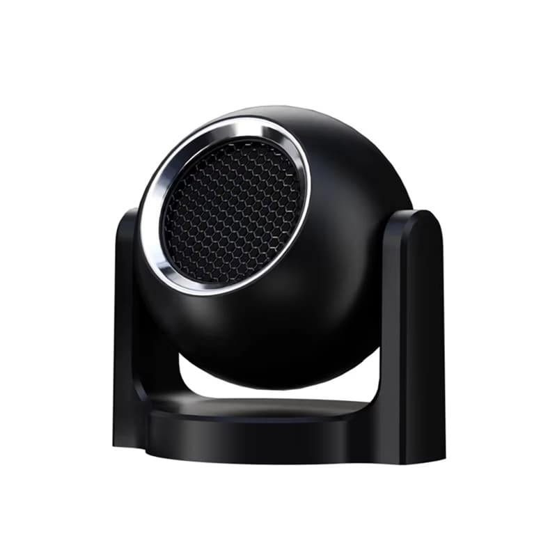 12V 120W Autoheizung Tragbarer elektrischer Heizlüfter Automatischer Windschutzscheibentrockner Antibeschlag-Demister-Defroster für Autozubehör 12V schwarz