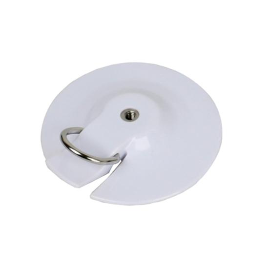 Surfbrett Action-Kamera Halterung Basis mit D-Ring 1/4-Zoll Gewinde Kajak SUP Stand-Up Paddle Board Sportkamera Halter Kamera Zubehör weiß
