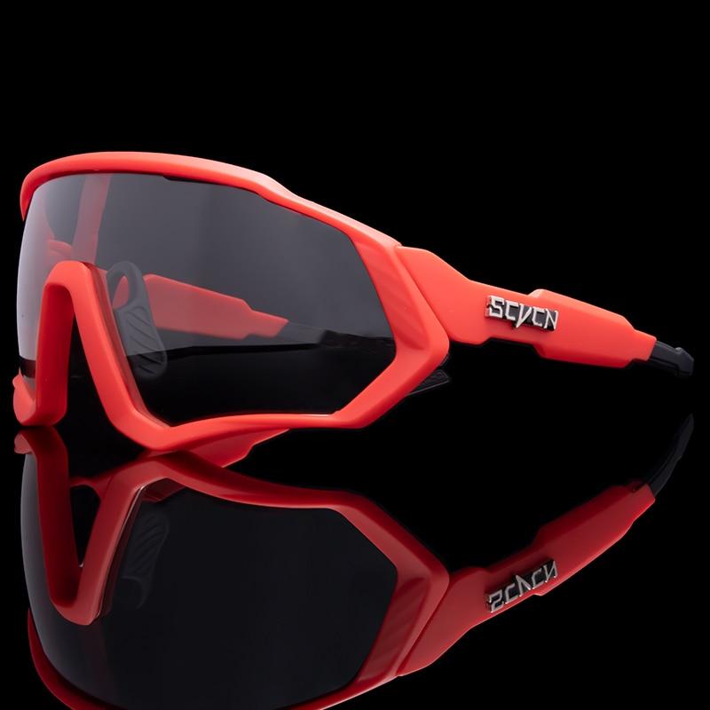 Sport Radfahren Brille Fahrrad Brillen Mountainbike Radfahren Brille Polarisierte Sonnenbrille rot