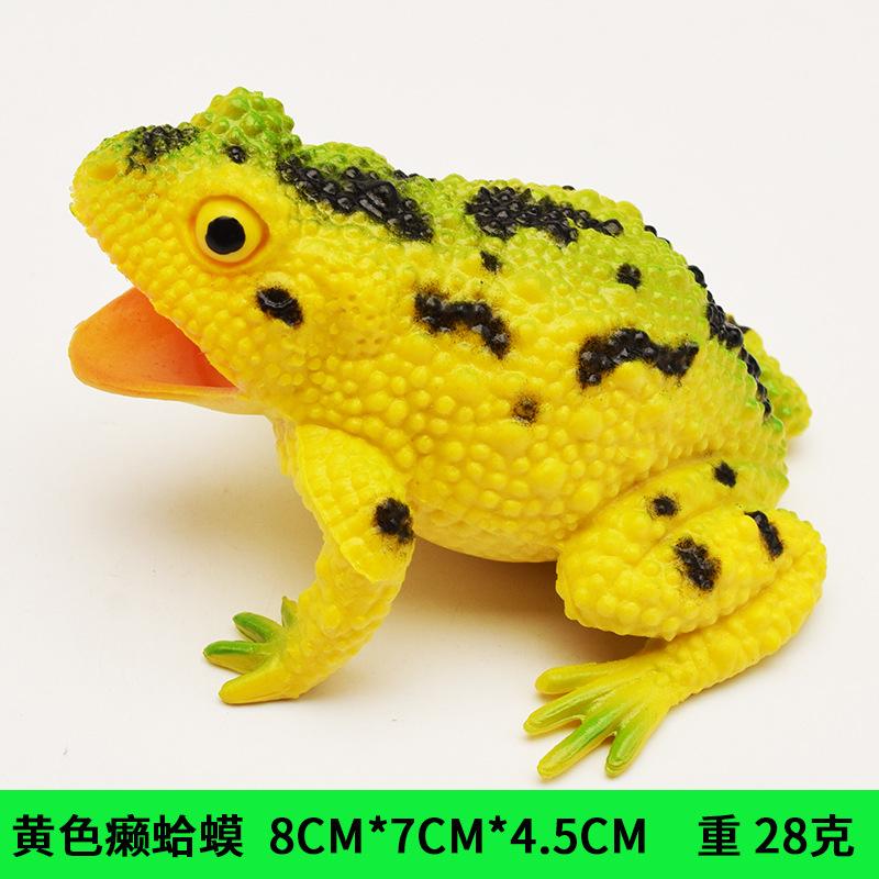 1 Stück Mode Lustiges Spielzeug Simulation Frosch Modell Tier Spielzeug Neuheit Kröte Trickreich Gruselig Quetsch Geräusch Frosch Spielzeug für Kinder Geschenk