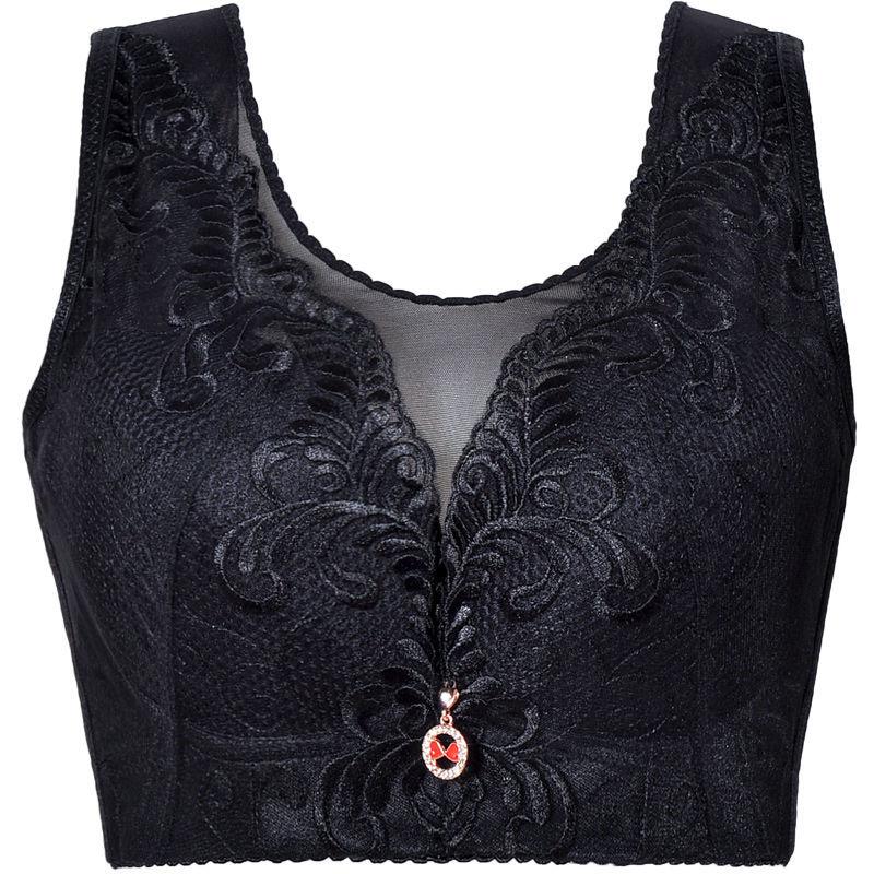 Schwarz Weiß Große Büste Bhs für Frauen Push Up Unterwäsche 80 85 90 95 100 105 110 115 CD DD E Tasse Bralette Sexy Spitze Bh BHS 48/110D schwarz