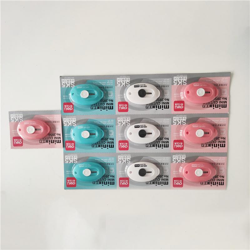 Tragbares süßes Kunstmesser, kreatives Mini-Allzweckmesser, Schreibwaren-Boxschneider, Büro, Schulbedarf, Schreibwaren 10PCS