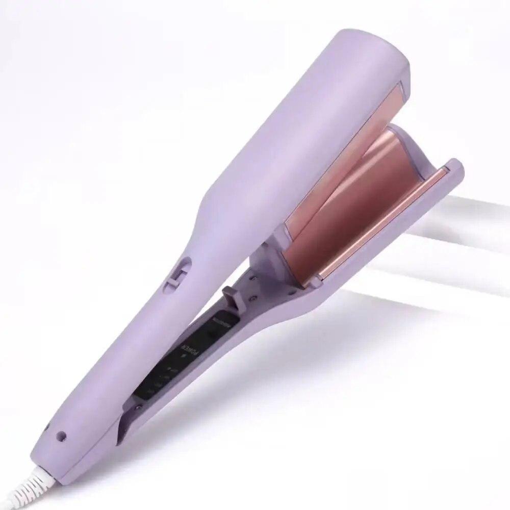 32MM Elektrische Haar Curling Eisen Welle Haar Curling Werkzeug Lang Anhaltende Styling Französisch Haar Styling Rotierenden Werkzeug EU Plug