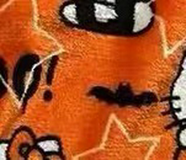 Damen Hello Kitty Halloween Flanell Schlafhose - Dick, gemütlich und mit Samt gefüttert für Herbst und Winter L