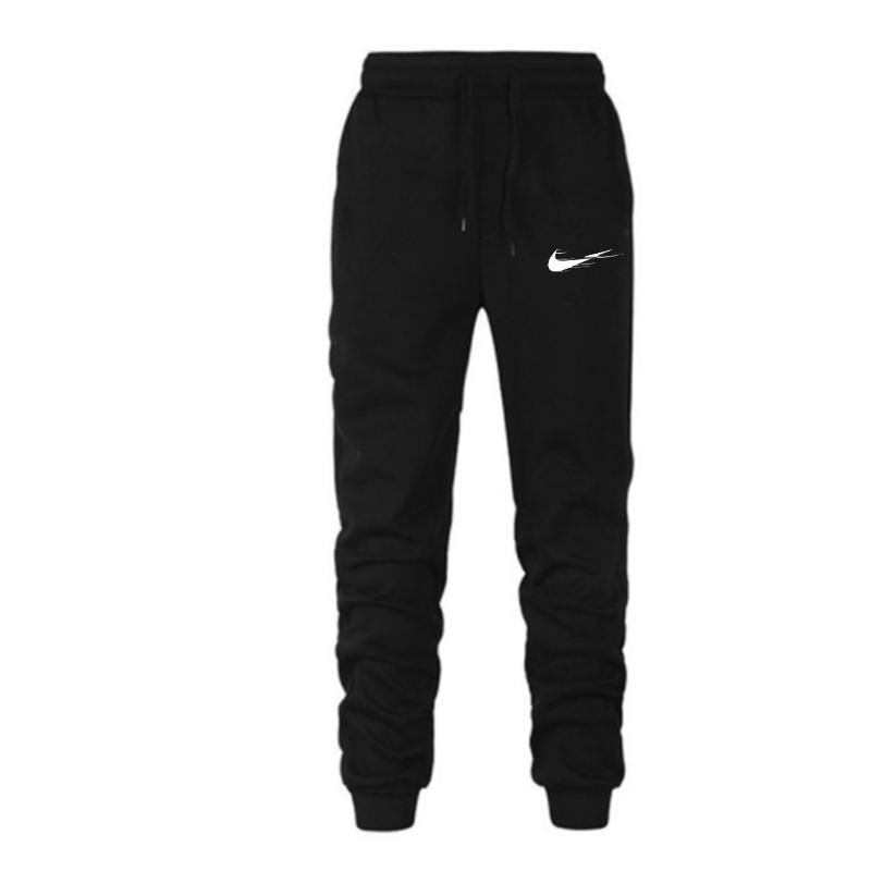 Herren Herbst und Winter Freizeithosen Sporthosen Herrenhosen Jogginghosen Hip Hop Straßenhosen S schwarz
