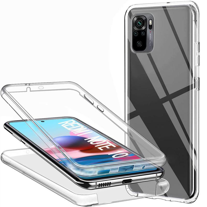 360° Rundumschutz Klare weiche Silikon-TPU-Hülle für iPhone Samsung Huawei Honor Xiaomi Redmi OPPO Realme Vivo OnePlus Huawei P30 Pro reinfarbig
