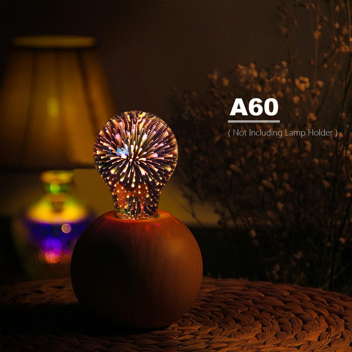 3D Dekoration LED Edison Glühbirne E27 220V Vintage Stern Feuerwerk Lampe Urlaub Nachtlicht Ampulle LED Lampe Beleuchtung