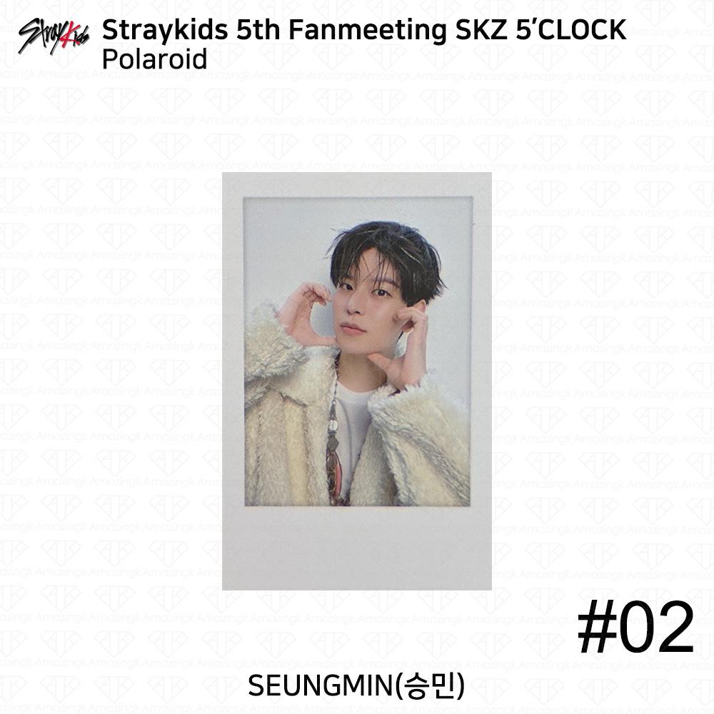 STRAY KIDS 5. Fantreffen SKZ 5'CLOCK Offizielle MD Blechhülle Polaroid KPOP K-POP Seungmin - Polaroid #2